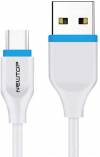 NewTopCAvo USB 2000mm 2.1A Type-C CU09 200cm White NewTopCAvo USB 2000mm 2.1A Type-C CU09 200cm White